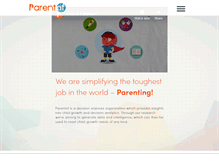 Tablet Screenshot of parentof.com